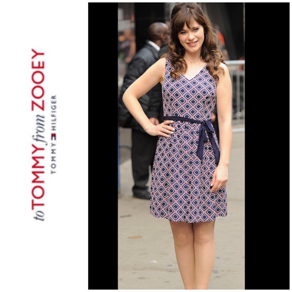 Tommy Hilfiger Zooey Deschanel Dress Size 6 NWT - Picture 3 of 14